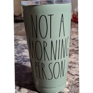 Raw Dunn Not a Morning Person tumbler